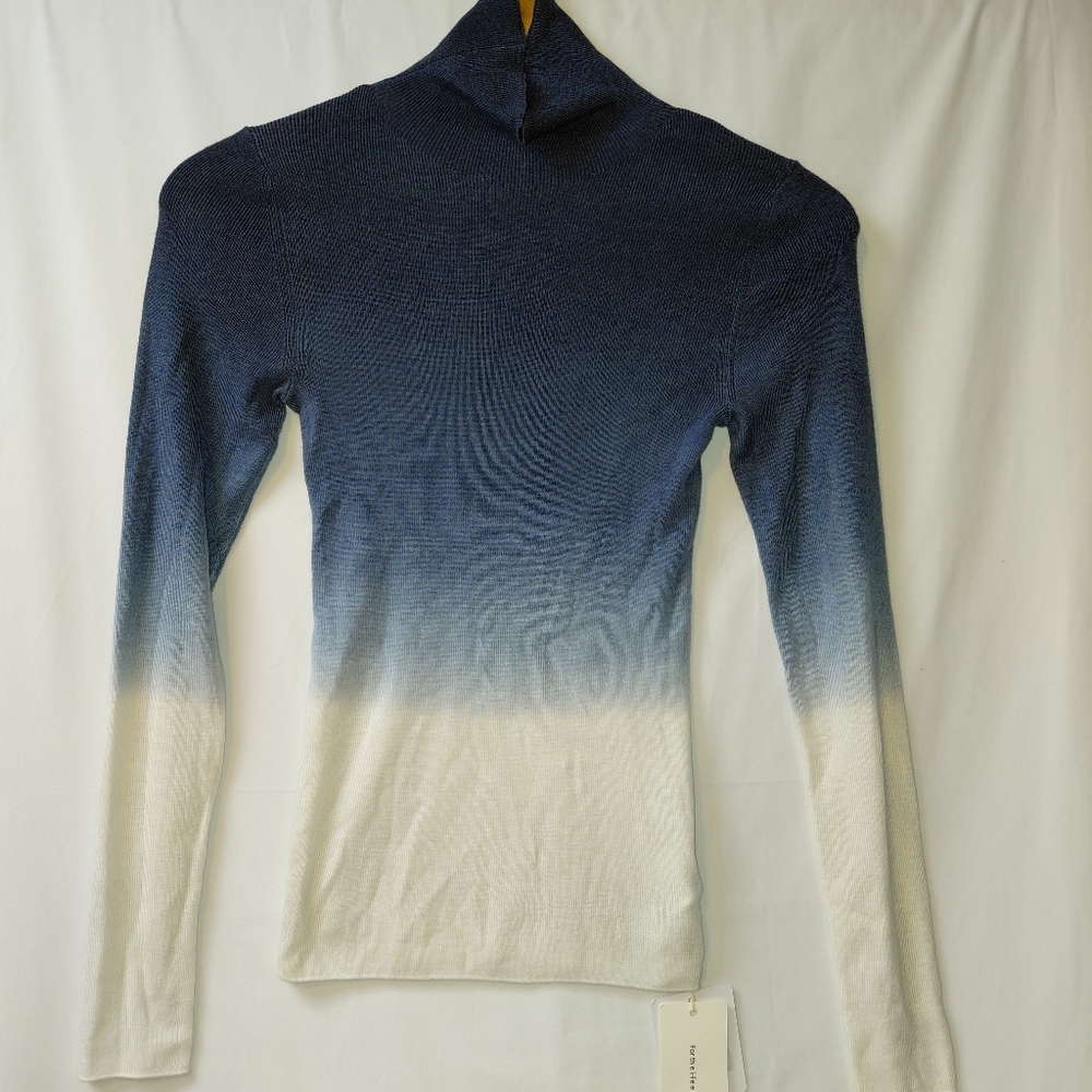 Conmense Wool‎ Blend Ombre Slim Knit Top Women's Size XS New With Tags - Picture 3 of 6